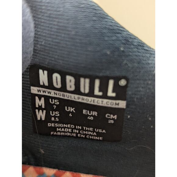 Nobull Outwork Sneakers Navy Gum Sole Colorful Training Gym CrossFit Womens 8.5 - Picture 9 of 10